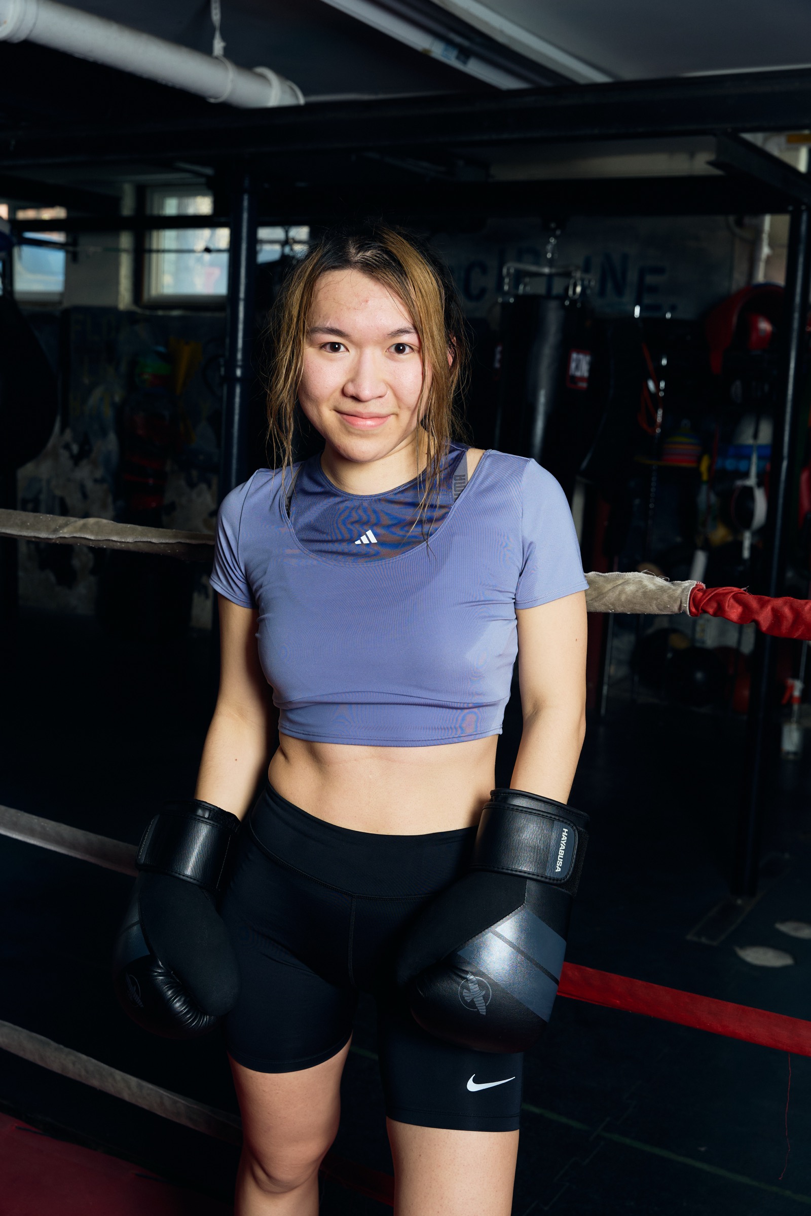 Woman at Pan Am Boxing Club